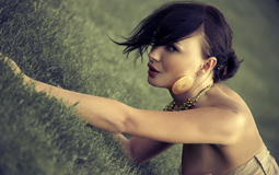 Olly fotomodella Russa San Pietroburgo Russia modella fashion moda mare intimo glamour bodypainting topless nudo artistico nudo integrale